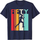 50th Birthday Gift Vintage Running Shirt for 50 Year Old T-Shirt - T-Shirt | Navy