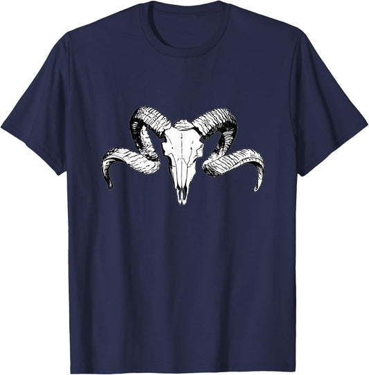 Ram skull T-Shirt - T-Shirt | Navy