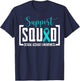 Support Squad Sexual Assault Awareness Month Support Victim T-Shirt - T-Shirt | Navy