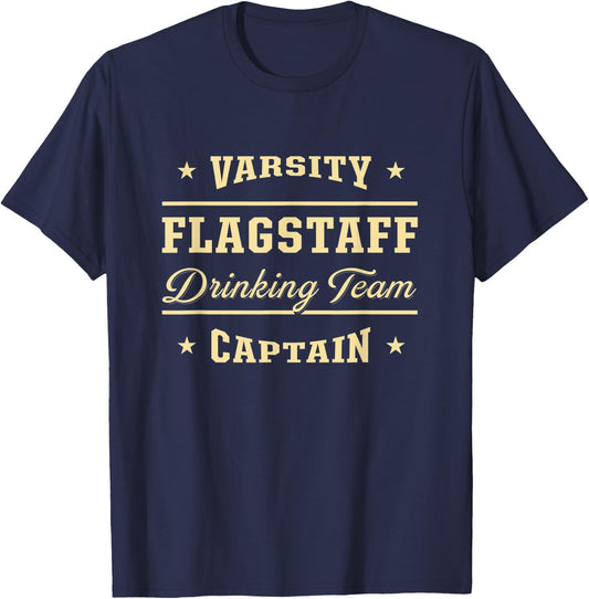 Flagstaff Drinking Team Captain Arizona Craft Beer AZ Brewer T-Shirt - T-Shirt | Navy