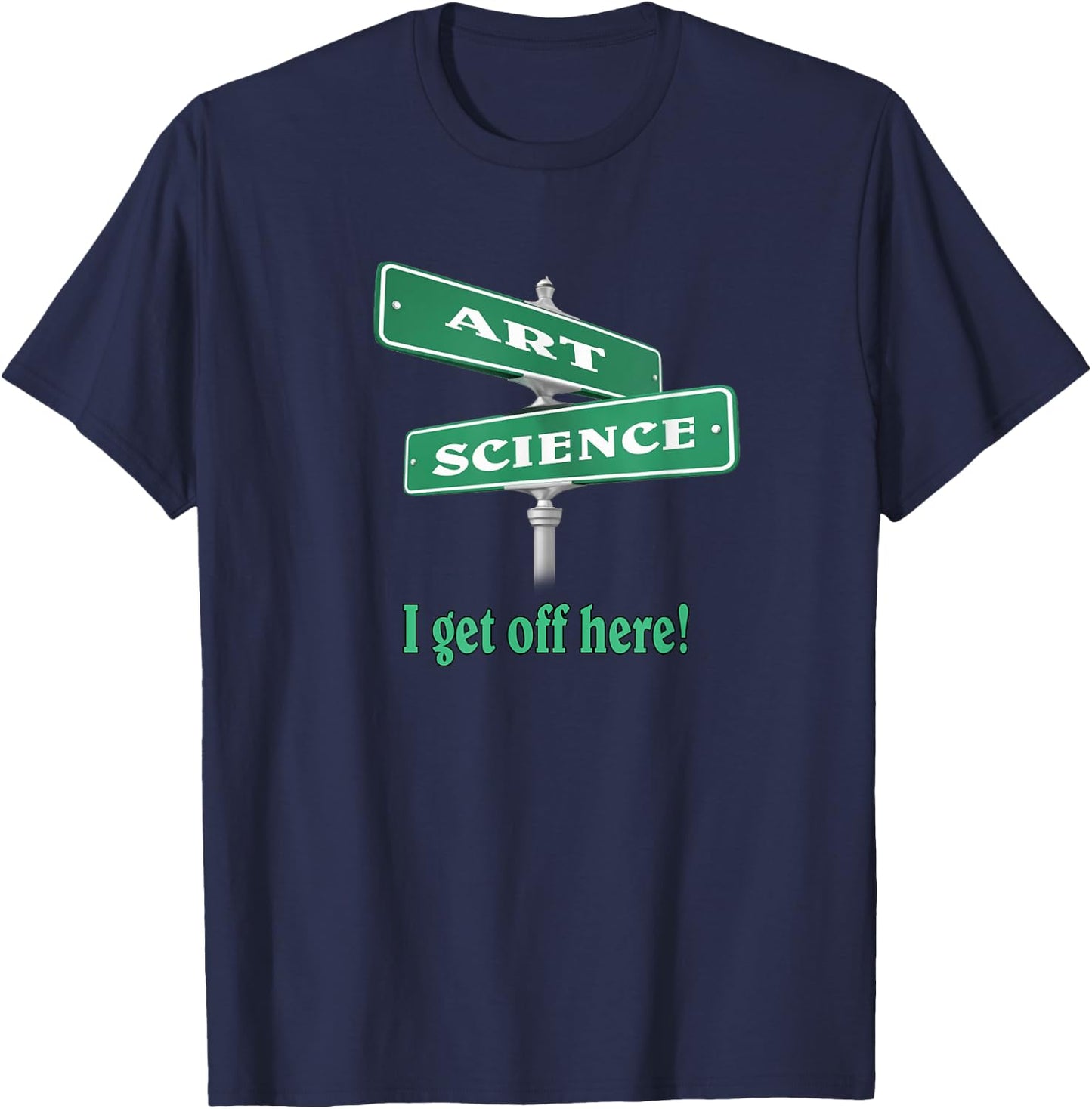 Intersection of Art and Science T-Shirt - T-Shirt | Navy