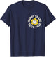 Happy To See Your Face Teacher Smile Daisy Back To School T-Shirt - T-Shirt | Navy