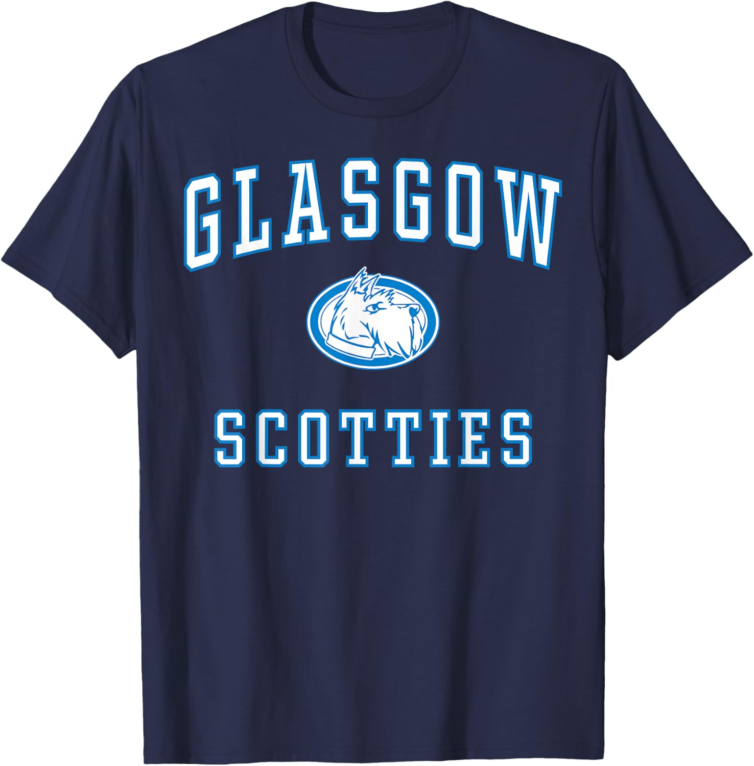 Glasgow High School Scotties C1 T-Shirt - T-Shirt | Navy