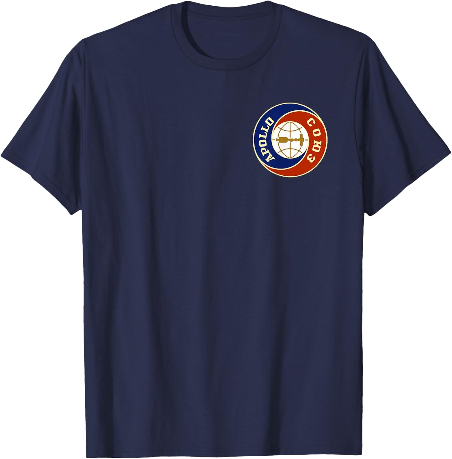 Apollo-Soyuz Rendezvous NASA History Small T-Shirt - T-Shirt | Navy