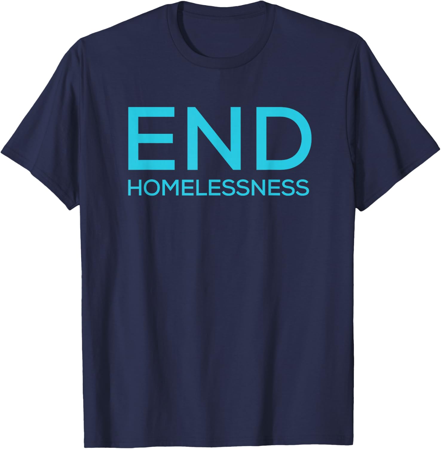End Homelessness T-Shirt - T-Shirt | Navy