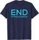 End Homelessness T-Shirt - T-Shirt | Navy