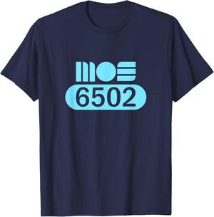 MOS 6502 CPU Retro Programmer Coder Processor Old School T-Shirt - T-Shirt | Navy