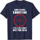 Long Range shooting it's like golf but Guns owner T-Shirt - T-Shirt | Navy