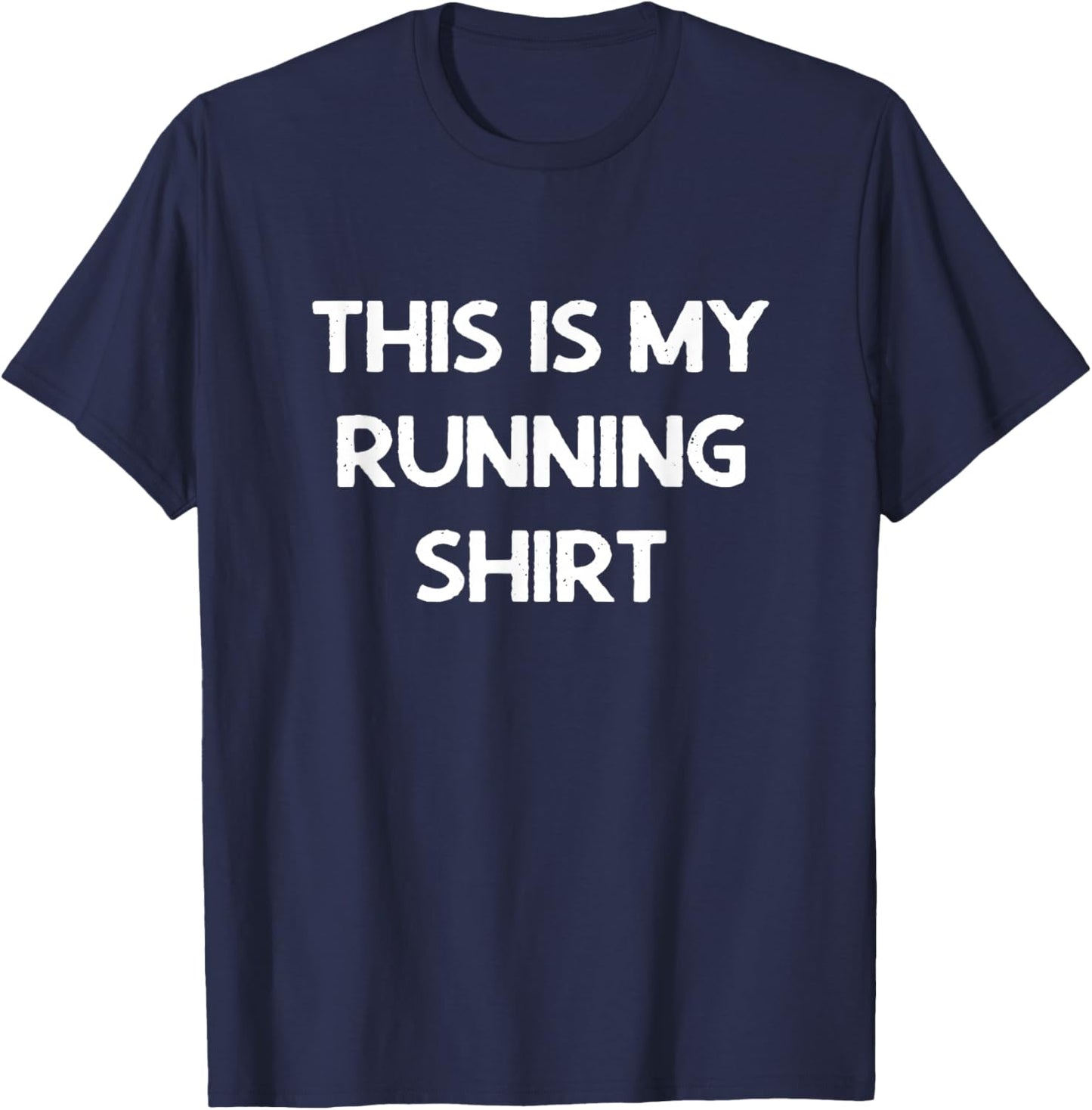 This is my running T-Shirt - T-Shirt | Navy