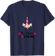 My Auntie Loves Me, Unicorn Niece Family Love Graphic T-Shirt - T-Shirt | Navy