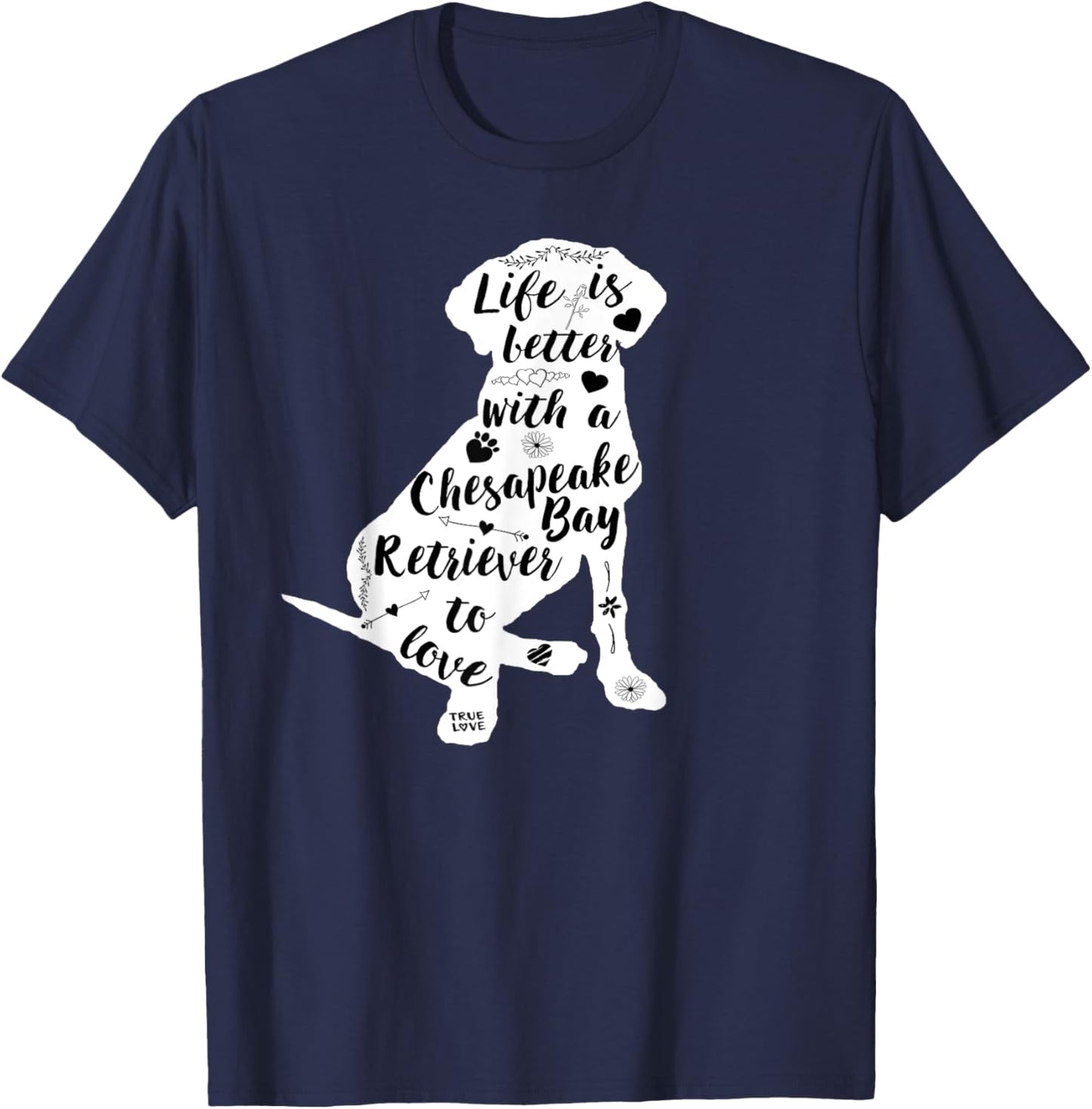 Chesapeake Bay Retriever Shirt Design for Chessie Dog Lovers Men Women Kids T-Shirt - T-Shirt | Navy