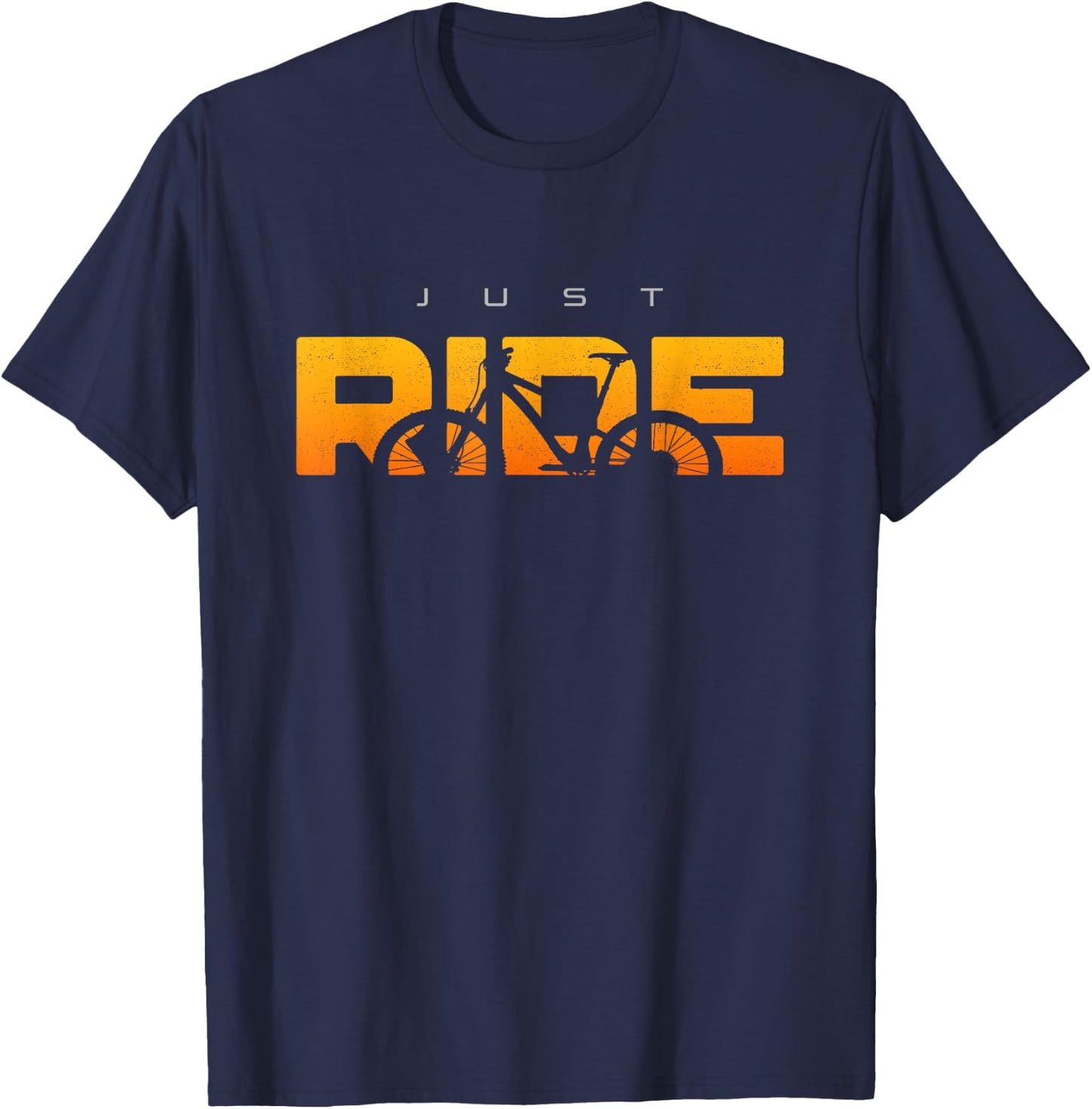 MTB Mountain Bike Apparel - MTB Mountain Bike T-Shirt - T-Shirt | Navy