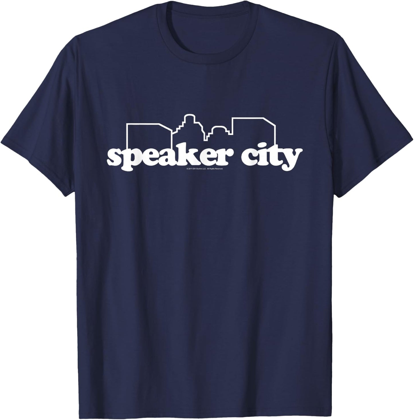 Old School Speaker City Logo T-Shirt - T-Shirt | Navy