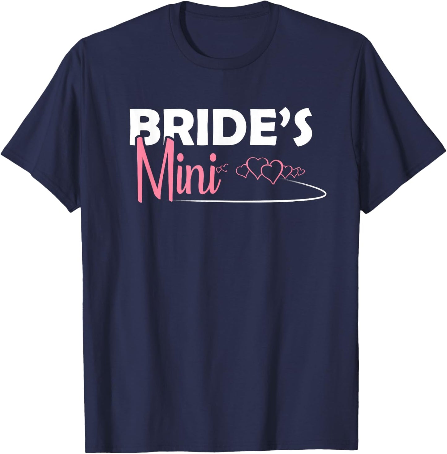Bride's Mini Little Girl Sister Niece Daughter of the Bride T-Shirt - T-Shirt | Navy