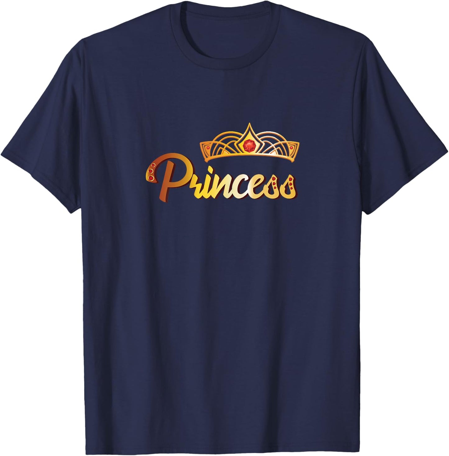 Princess Shirt Girls Family Matching Princess T-Shirt - T-Shirt | Navy