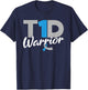 T1D Warrior Diabetes Awareness Type 1 Diabetic T-Shirt - T-Shirt | Navy