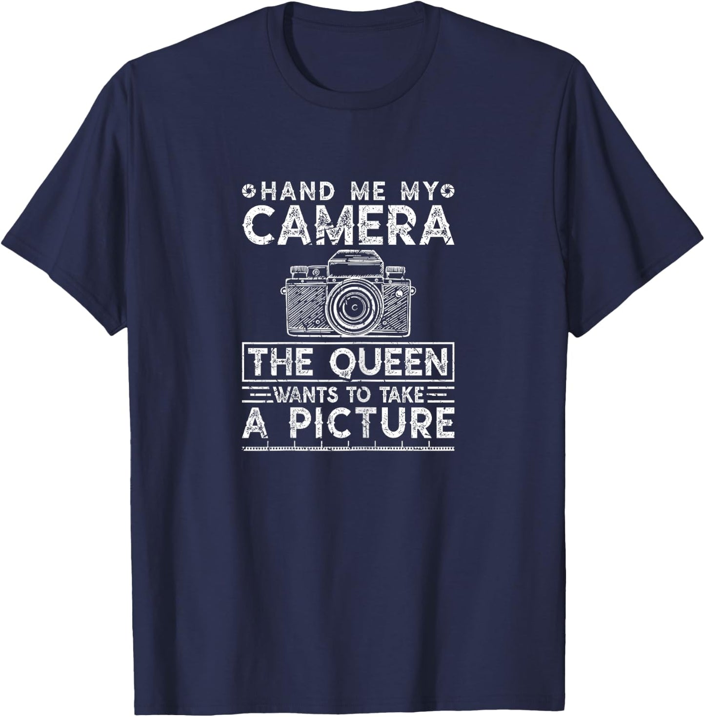 Photographer Camera Queen Photography T-Shirt - T-Shirt | Navy