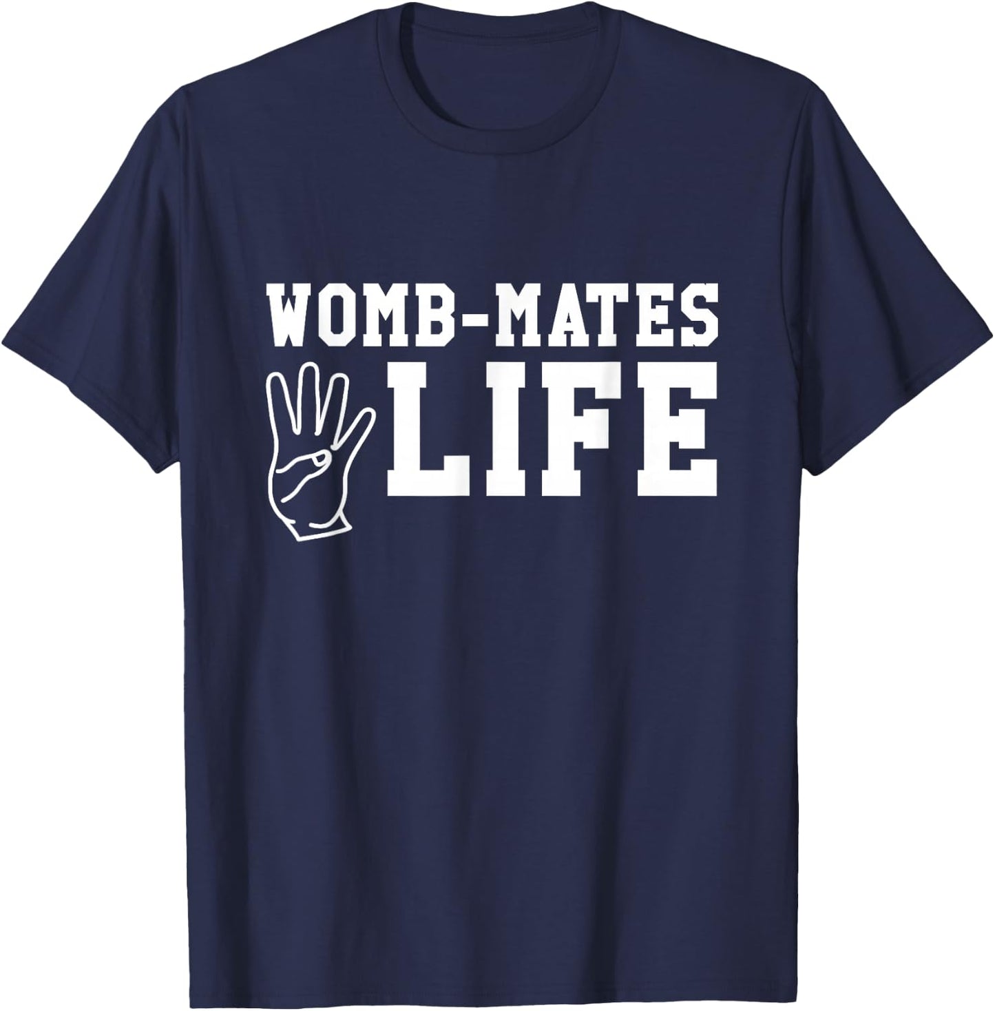 Zwilling - uterine mates 4 lives T-Shirt - T-Shirt | Navy