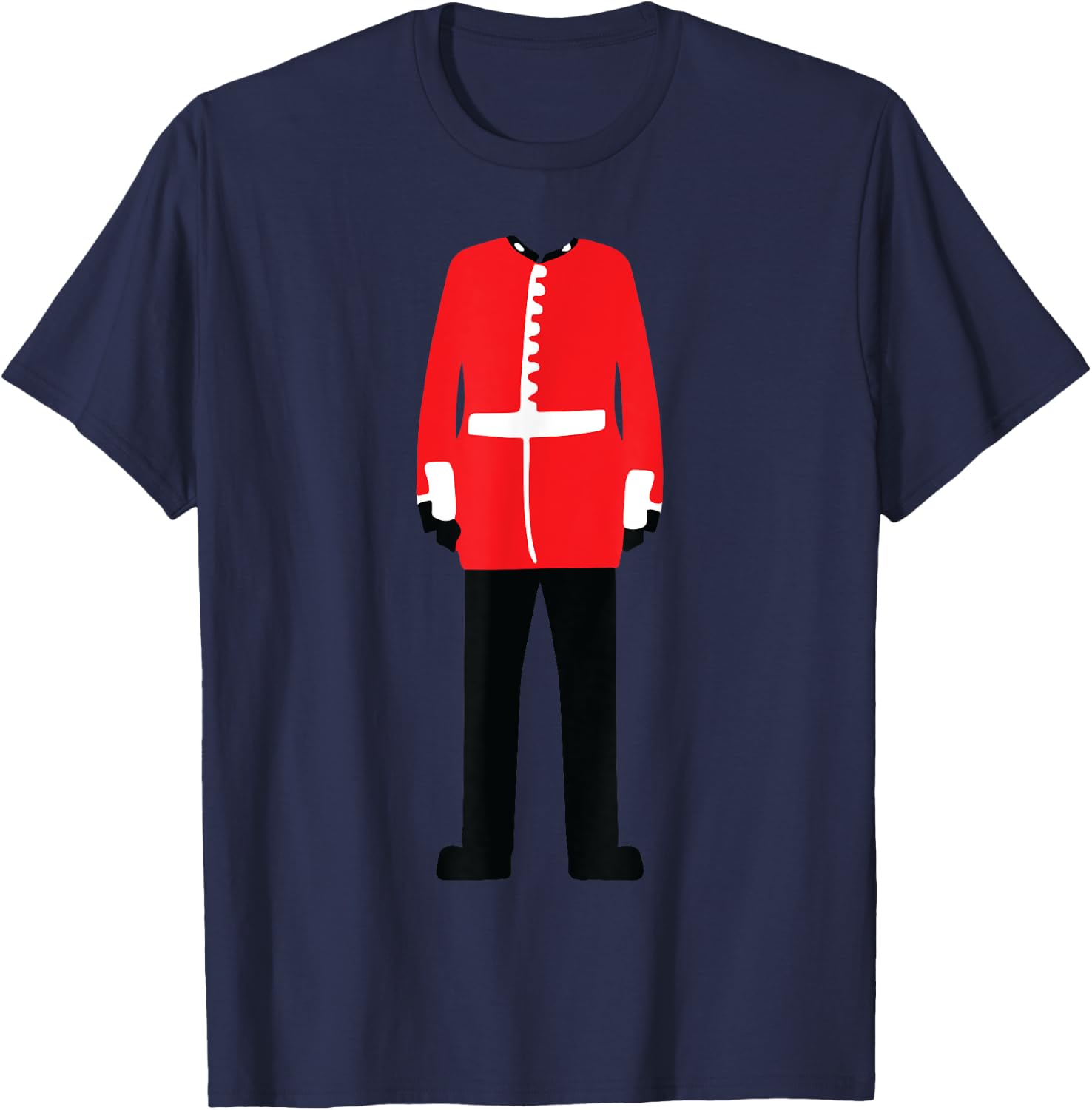 Royal Guard Uniform Cool British Soldier Costume T-Shirt - T-Shirt | Navy