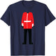 Royal Guard Uniform Cool British Soldier Costume T-Shirt - T-Shirt | Navy