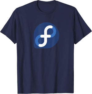 Linux Fedora lover tagline & Logo Open Source Os T-Shirt - T-Shirt | Navy