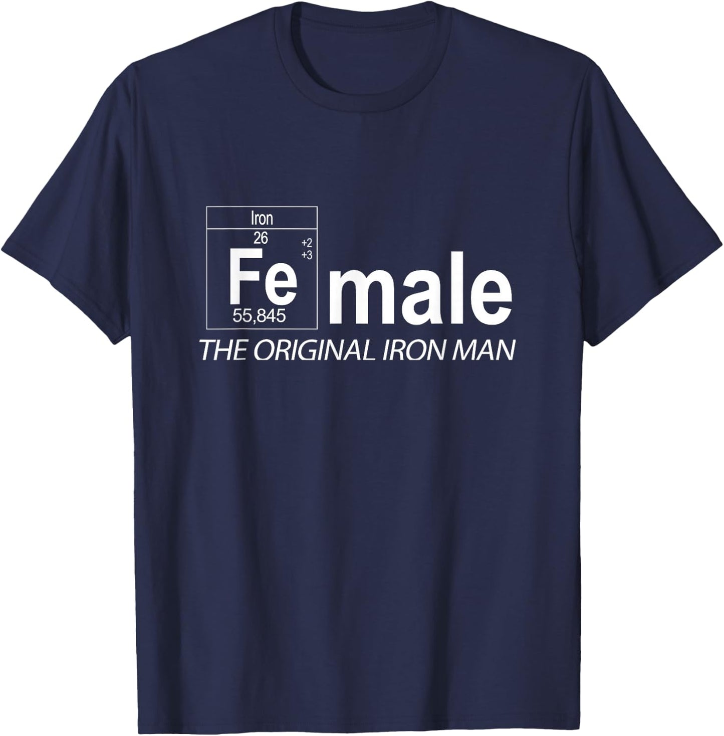Female The Original Iron Man T-Shirt - T-Shirt | Navy