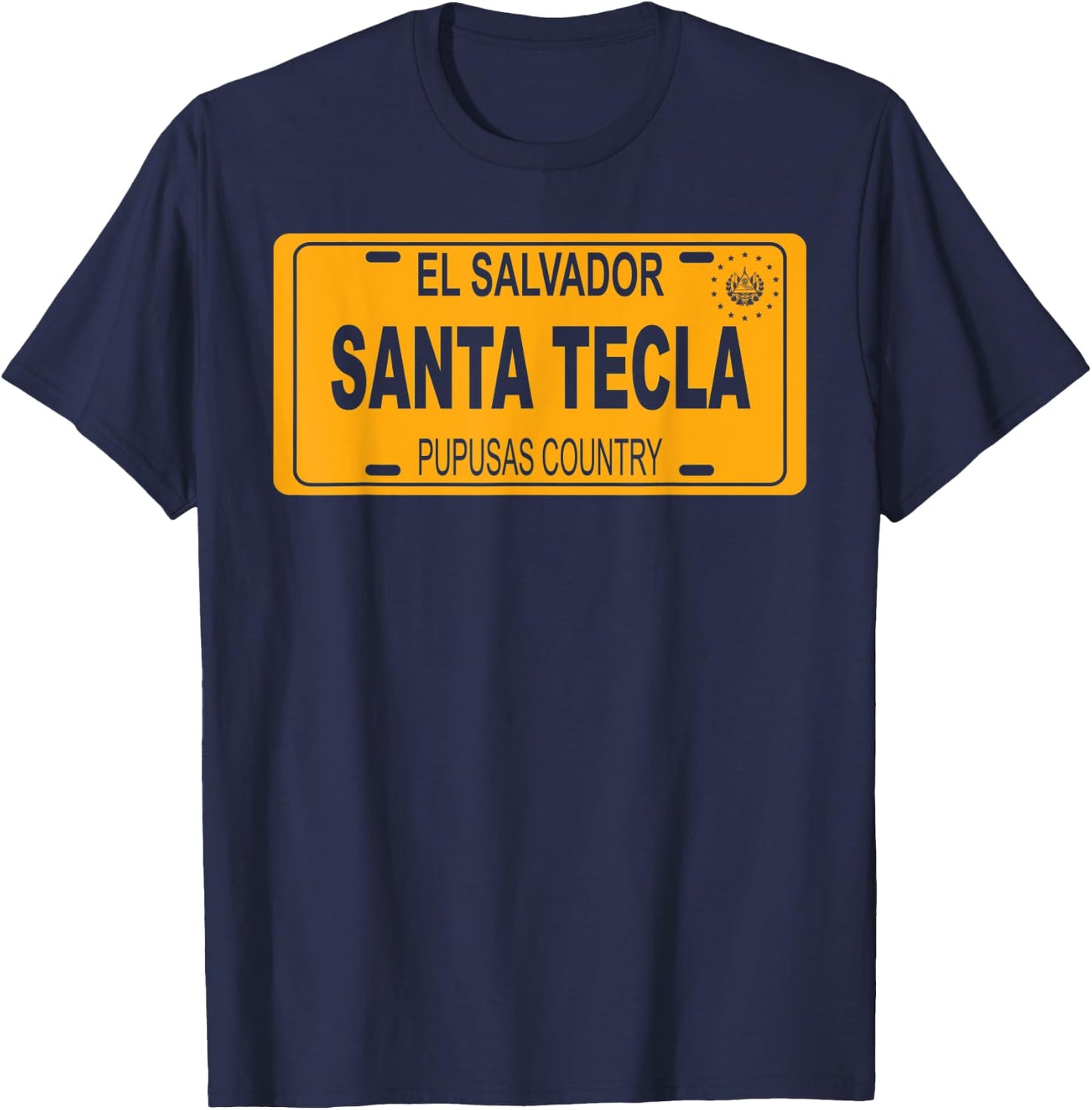 Santa Tecla El Salvador Pupusas Country T-Shirt - T-Shirt | Navy