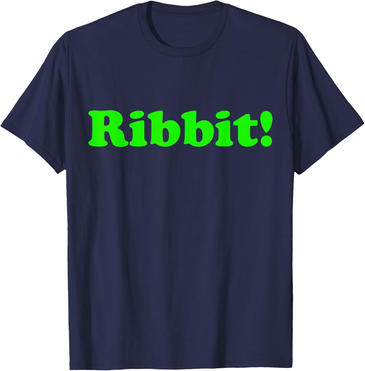 Ribbit Frog Peeper Love Song Croak Noise Funny Cute Toad Fan T-Shirt - T-Shirt | Navy