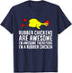 Rubber Chickens Are Awesome I'm Awesome I'm A Rubber Chicken T-Shirt - T-Shirt | Navy