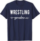 Wrestling Grandma Funny Grandmother Wrestling Lovers Gift T-Shirt - T-Shirt | Navy