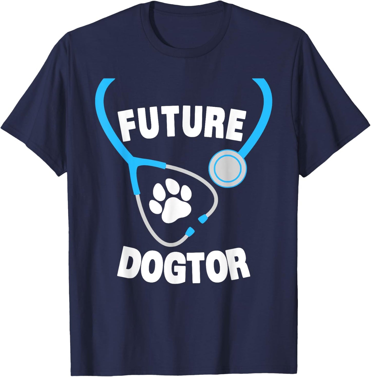 Funny Future Veterinarian Design Women Vet Assistant T-Shirt - T-Shirt | Navy