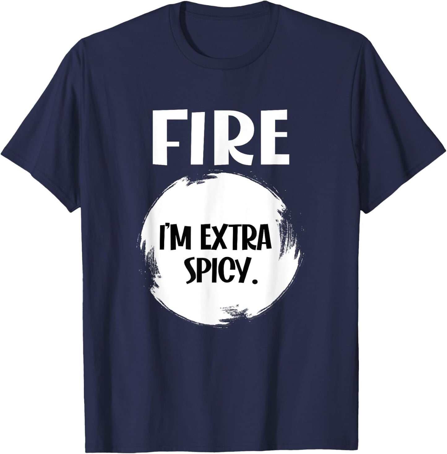 FIRE - Hot Packet Funny Taco Matching Halloween Costume T-Shirt - T-Shirt | Navy