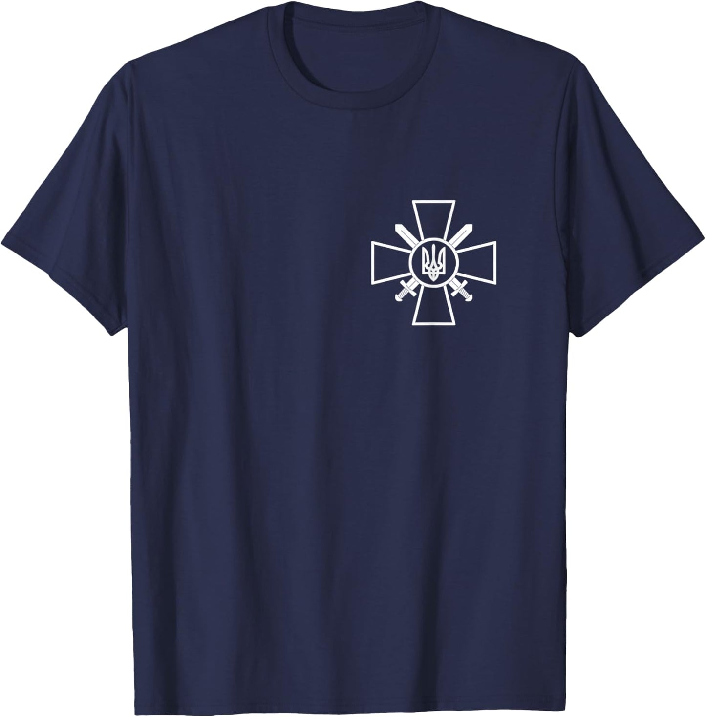 Ukrainian Ground Forces Ukraine Army Armed Force Zelensky T-Shirt - T-Shirt | Navy