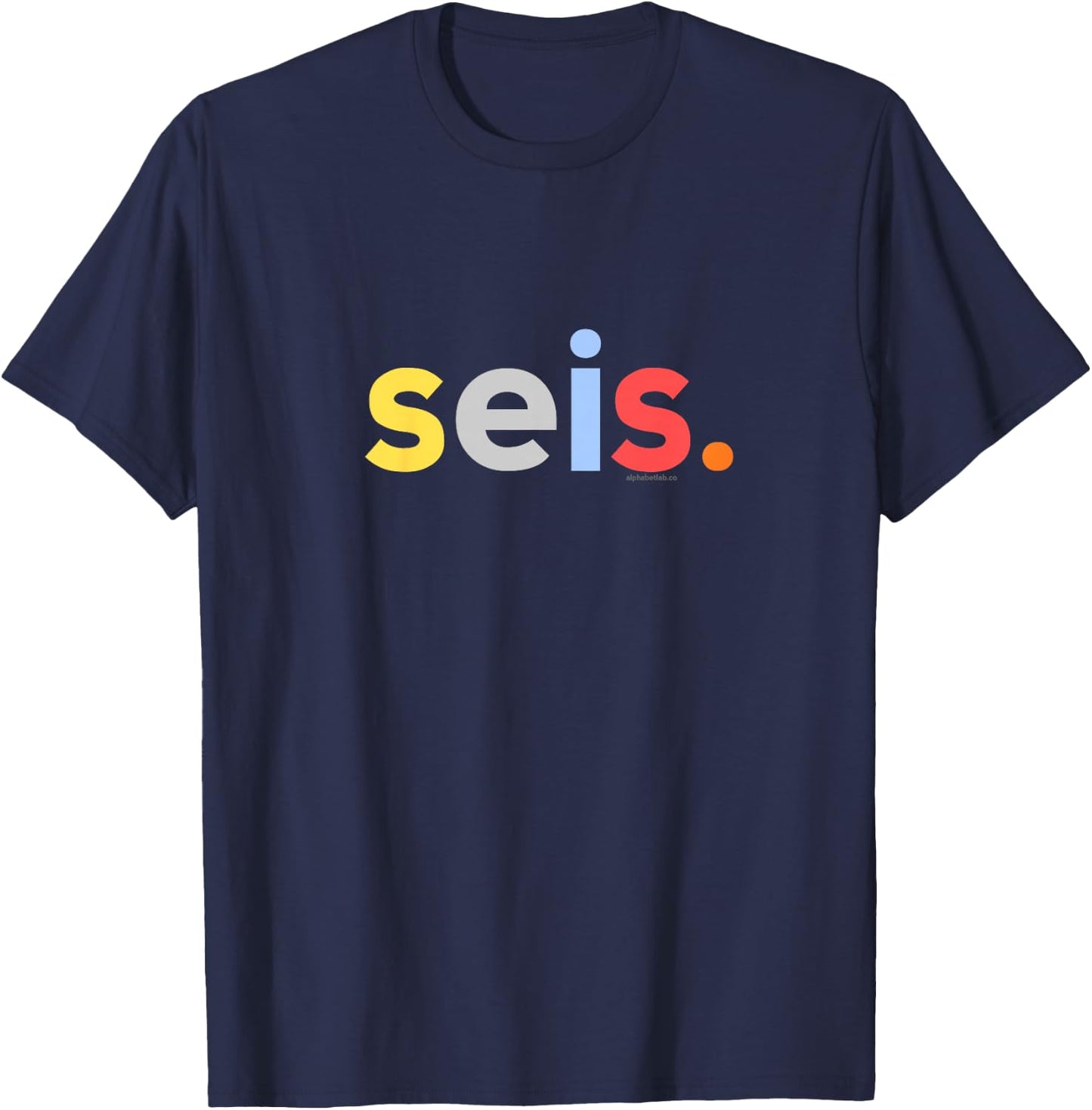 Kids 6th Birthday Shirt Boy 6 Year Old Seis Anos | Spanish Ideas T-Shirt - T-Shirt | Navy
