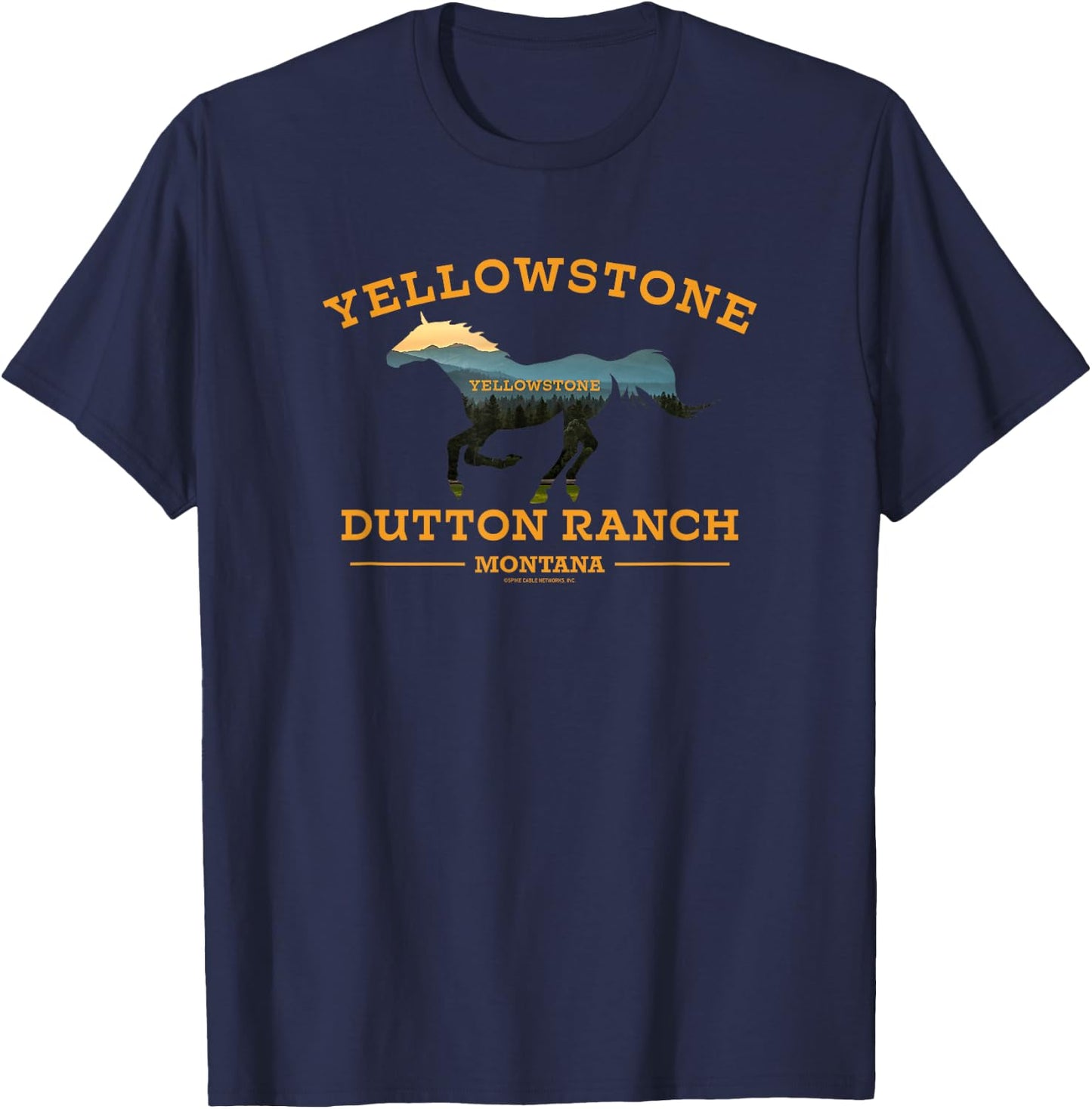 Yellowstone Horse T-Shirt - T-Shirt | Navy