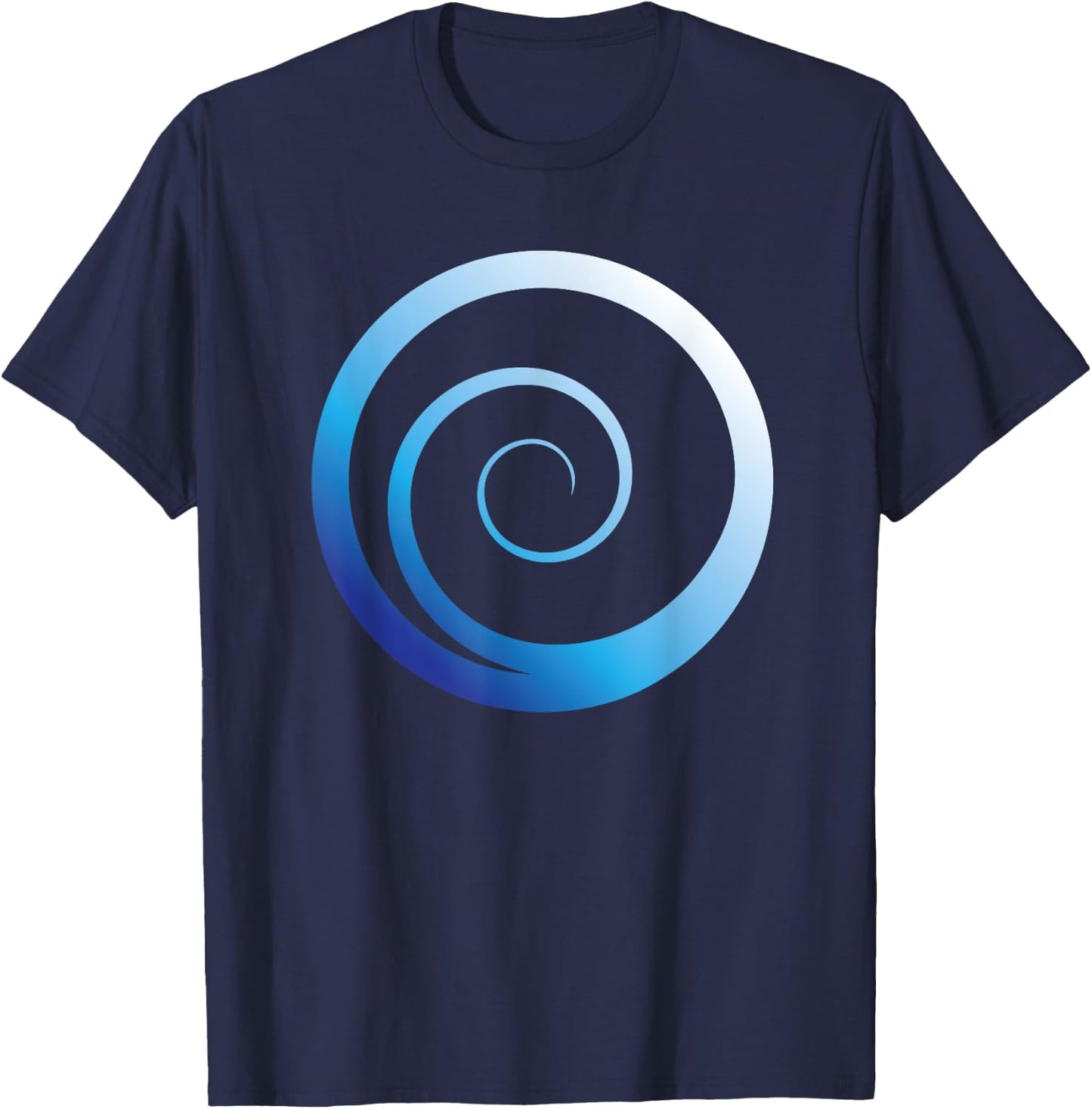 Maori Koru Spiral Ocean Wave New Zealand Symbolism Kiwi Surf T-Shirt - T-Shirt | Navy