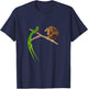 Guatemalan Quetzal and Mexican eagle bird T-Shirt - T-Shirt | Navy