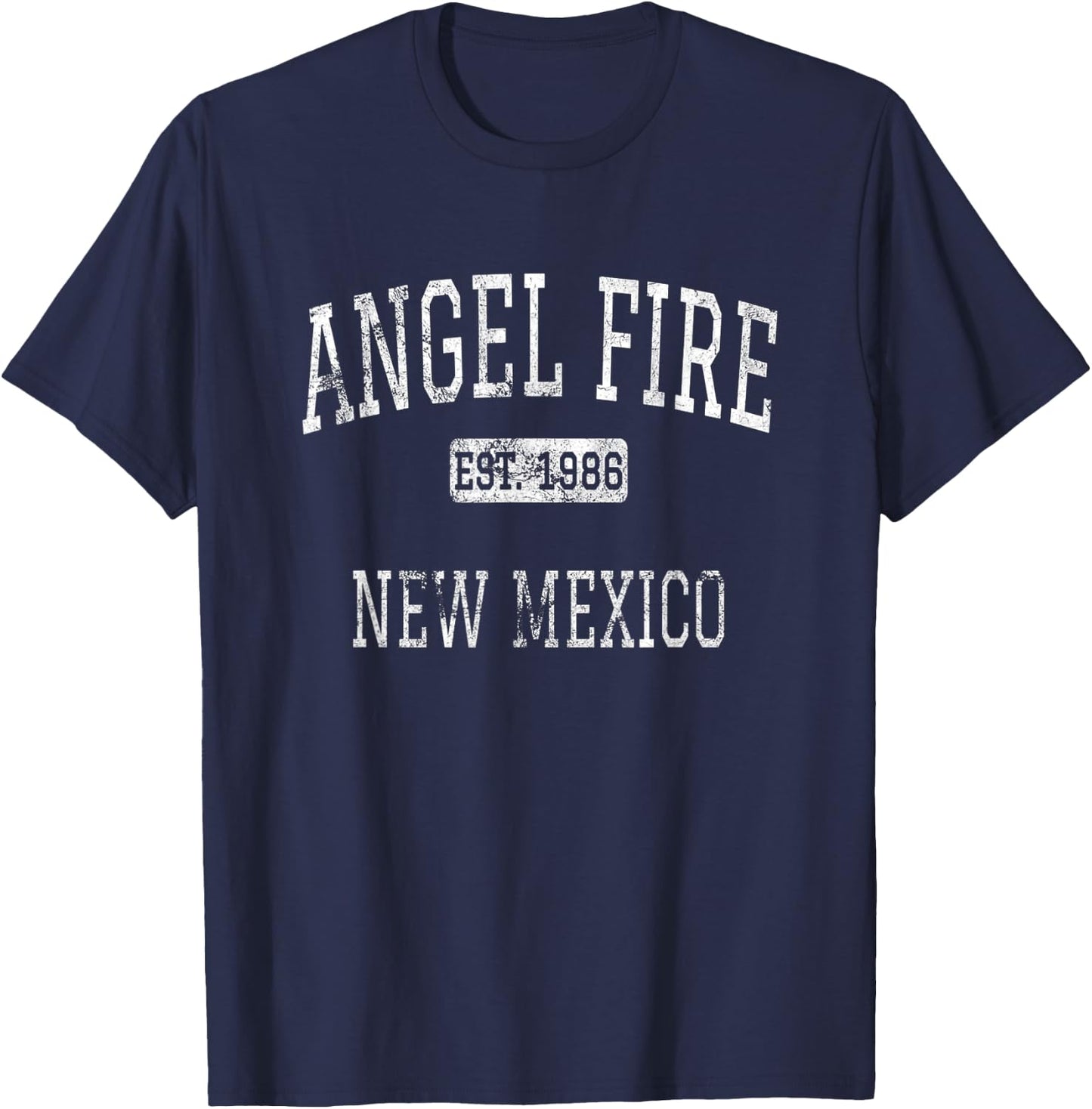 Angel Fire New Mexico NM Vintage T-Shirt - T-Shirt | Navy