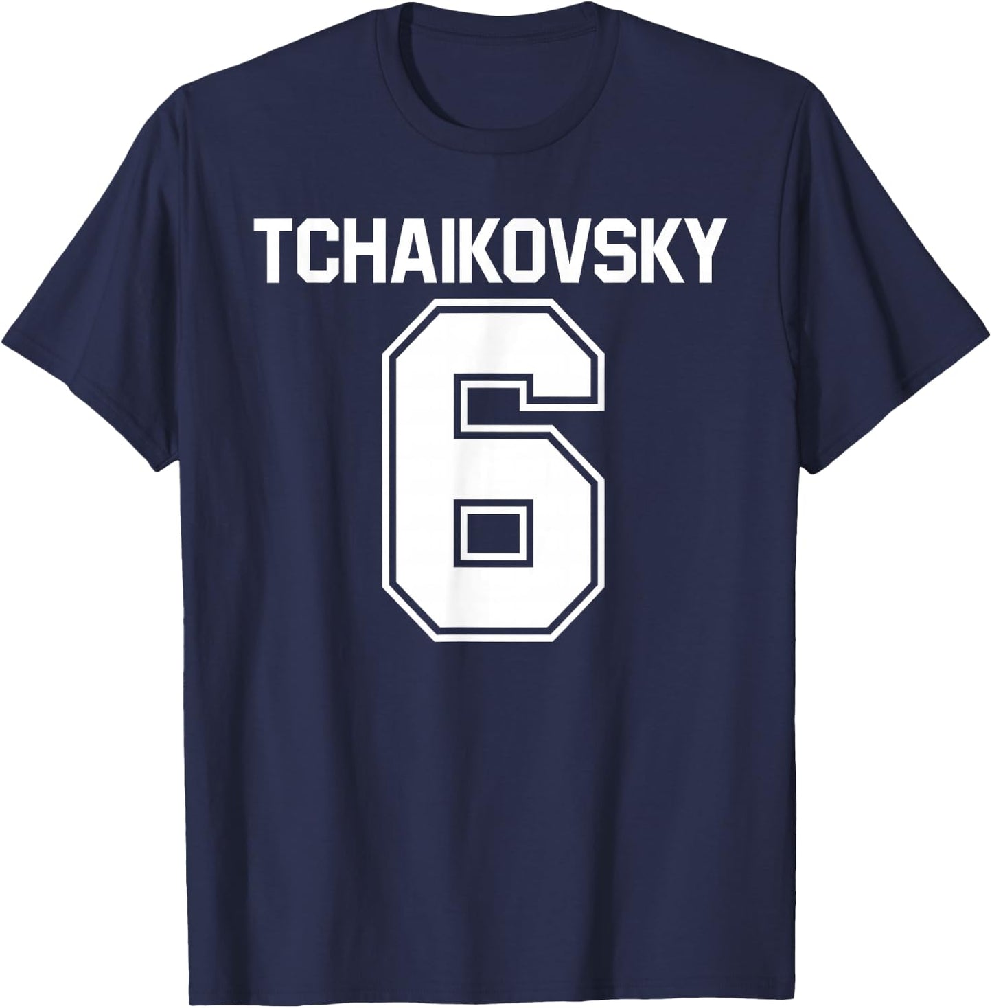 Tchaikovsky 6 Orchestra Composer Symphony T-Shirt - T-Shirt | Navy
