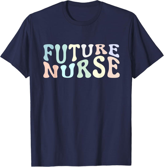 Future Nurse Registered Nurse RN T-Shirt - T-Shirt | Navy