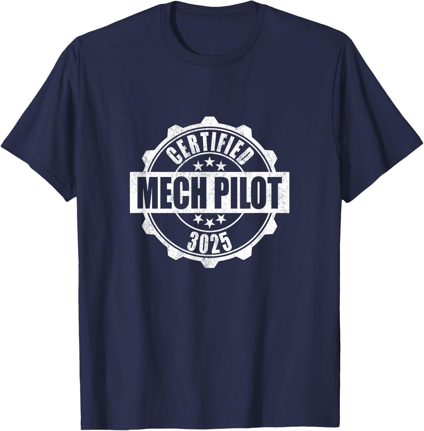 Certified Mech Pilot T-Shirt - T-Shirt | Navy