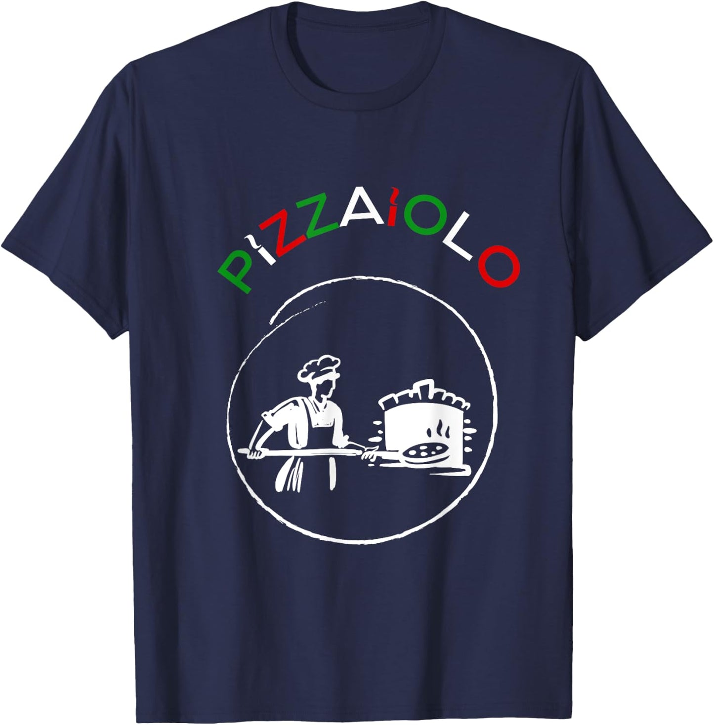 Pizzaiolo Pizza Baker Fun Shirt Pizzaiolo T-Shirt - T-Shirt | Navy