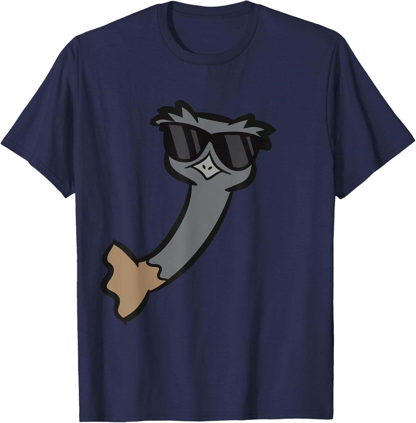 Cute Emu Bird Love Emus T-Shirt - T-Shirt | Navy