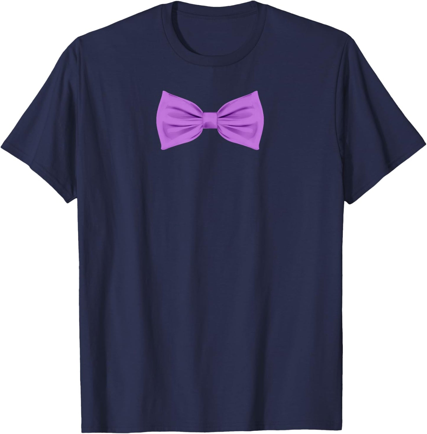 Purple Bow Tie Funny Wedding and Special Occasions T-Shirt - T-Shirt | Navy