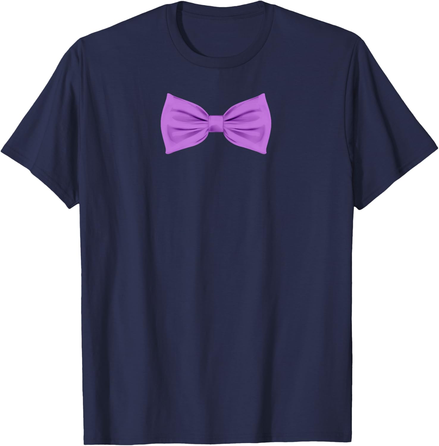 Purple Bow Tie Funny Wedding and Special Occasions T-Shirt - T-Shirt | Navy