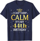 44 Year Old Men Women Birthday Gift It's My 44th Birthday T-Shirt - T-Shirt | Navy