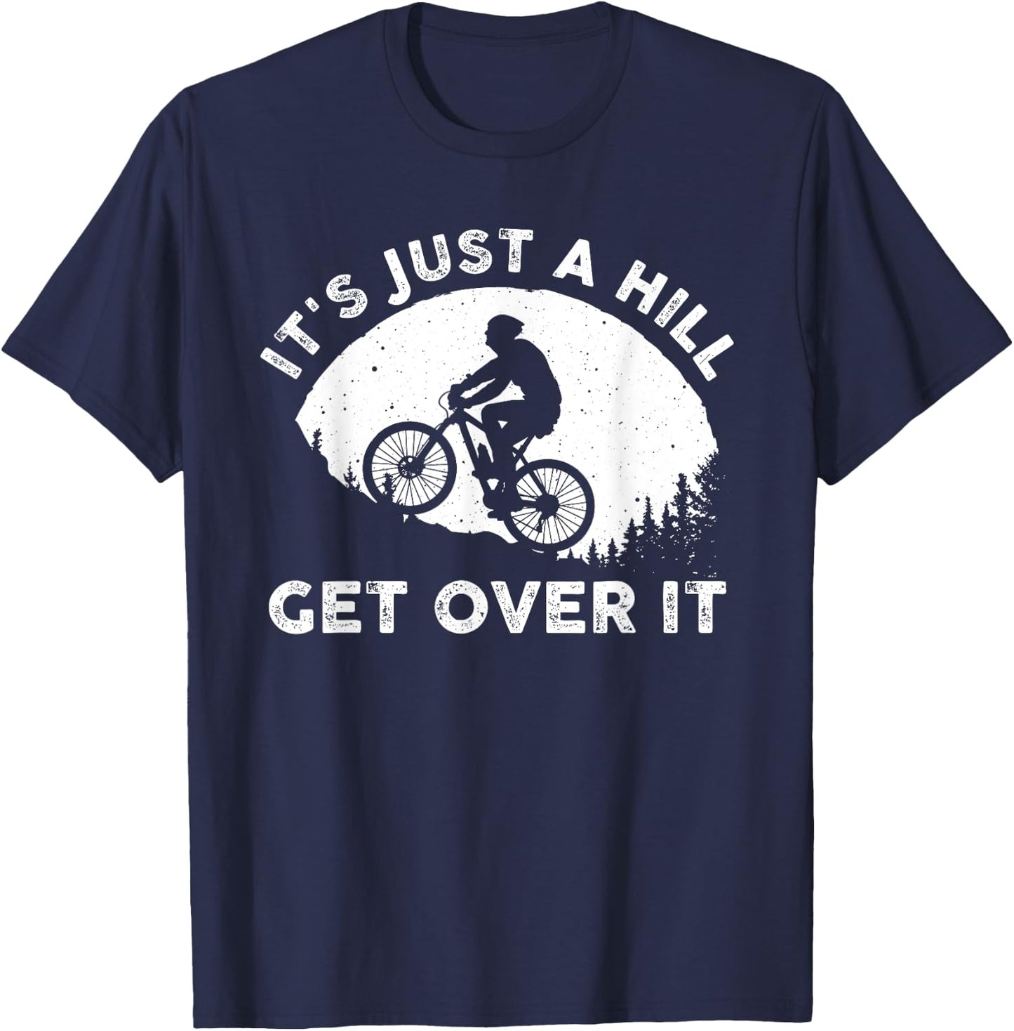 Funny Mountain Biking Design Women Trail Ride Lover T-Shirt - T-Shirt | Navy