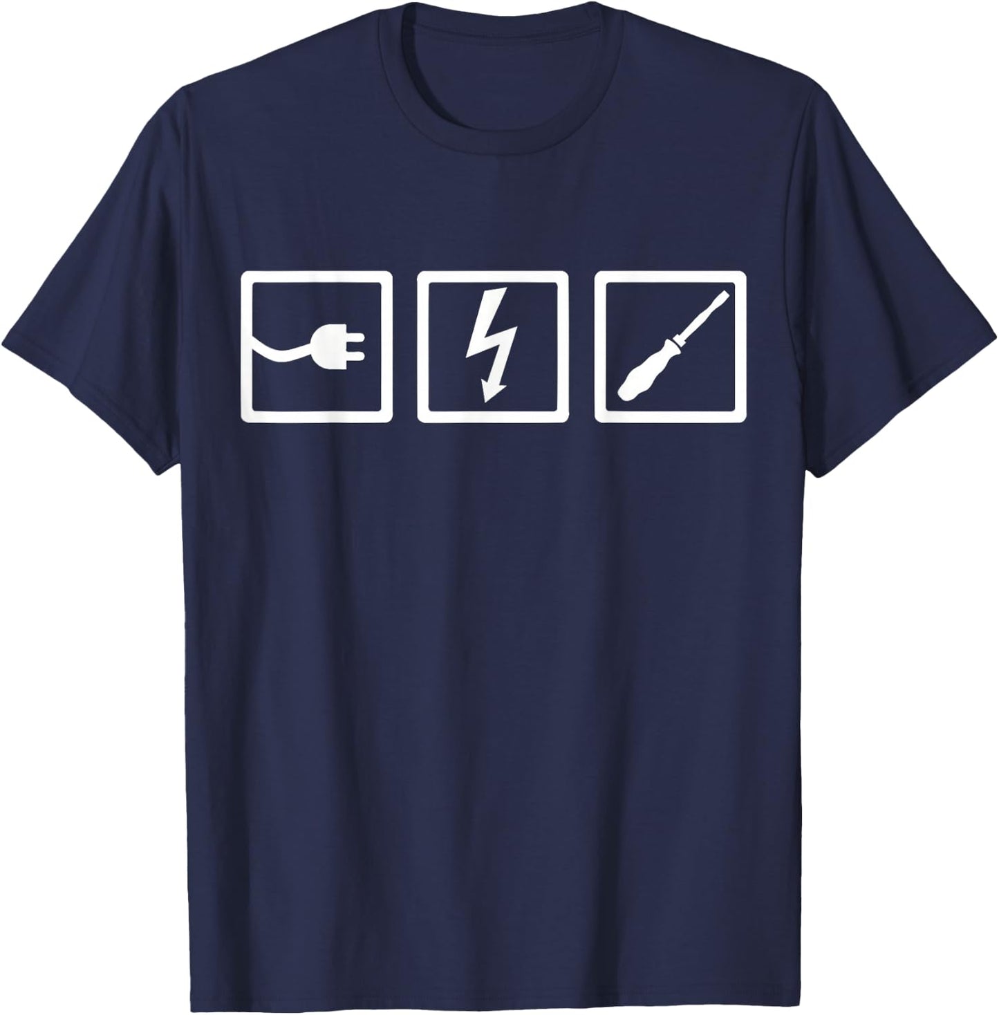 Electrician tools T-Shirt - T-Shirt | Navy