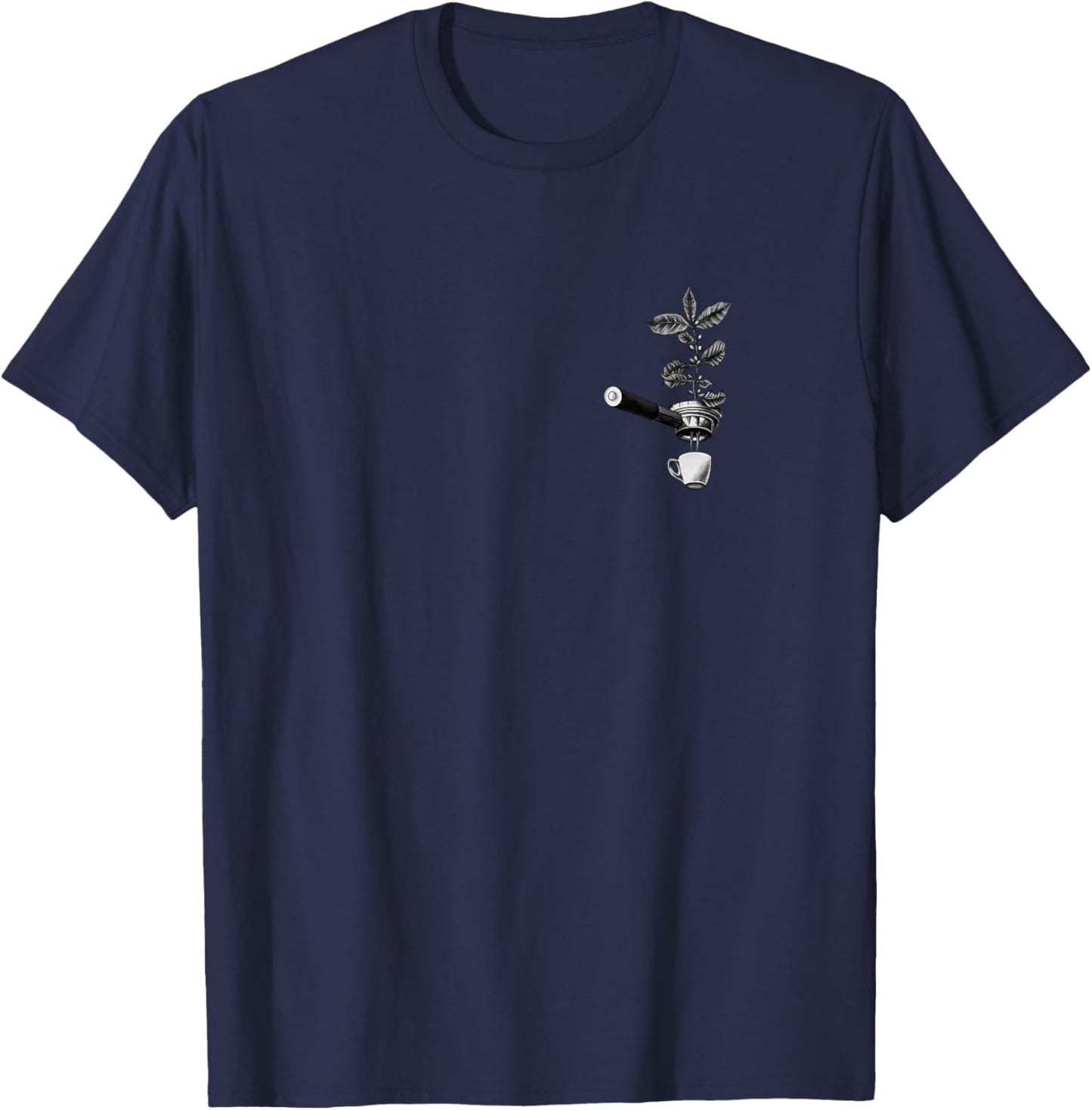 Espresso Barista Coffee Gift T-Shirt - T-Shirt | Navy