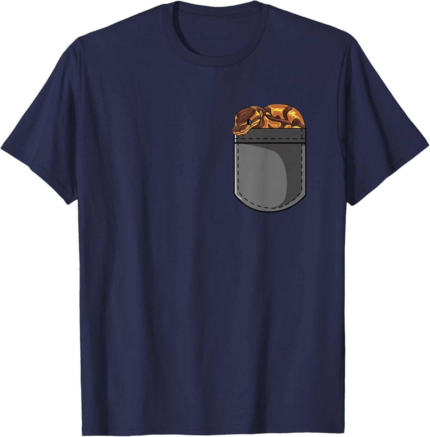 Snake Lovers - I Love Mine T-Shirt - T-Shirt | Navy